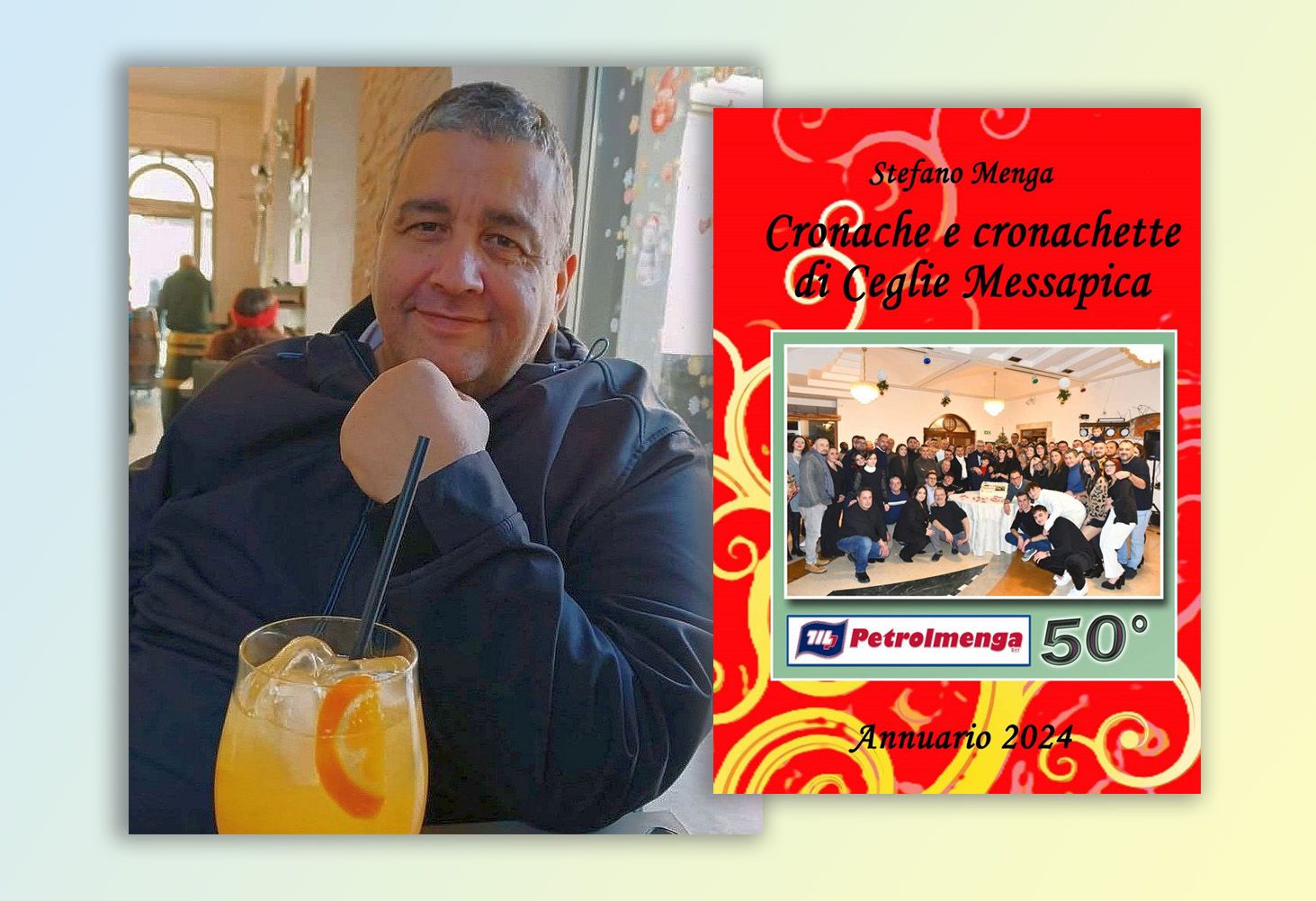 Stefano Menga e il suo Annuario 2024, versione cartacea del blog "Cronache e cronachette"