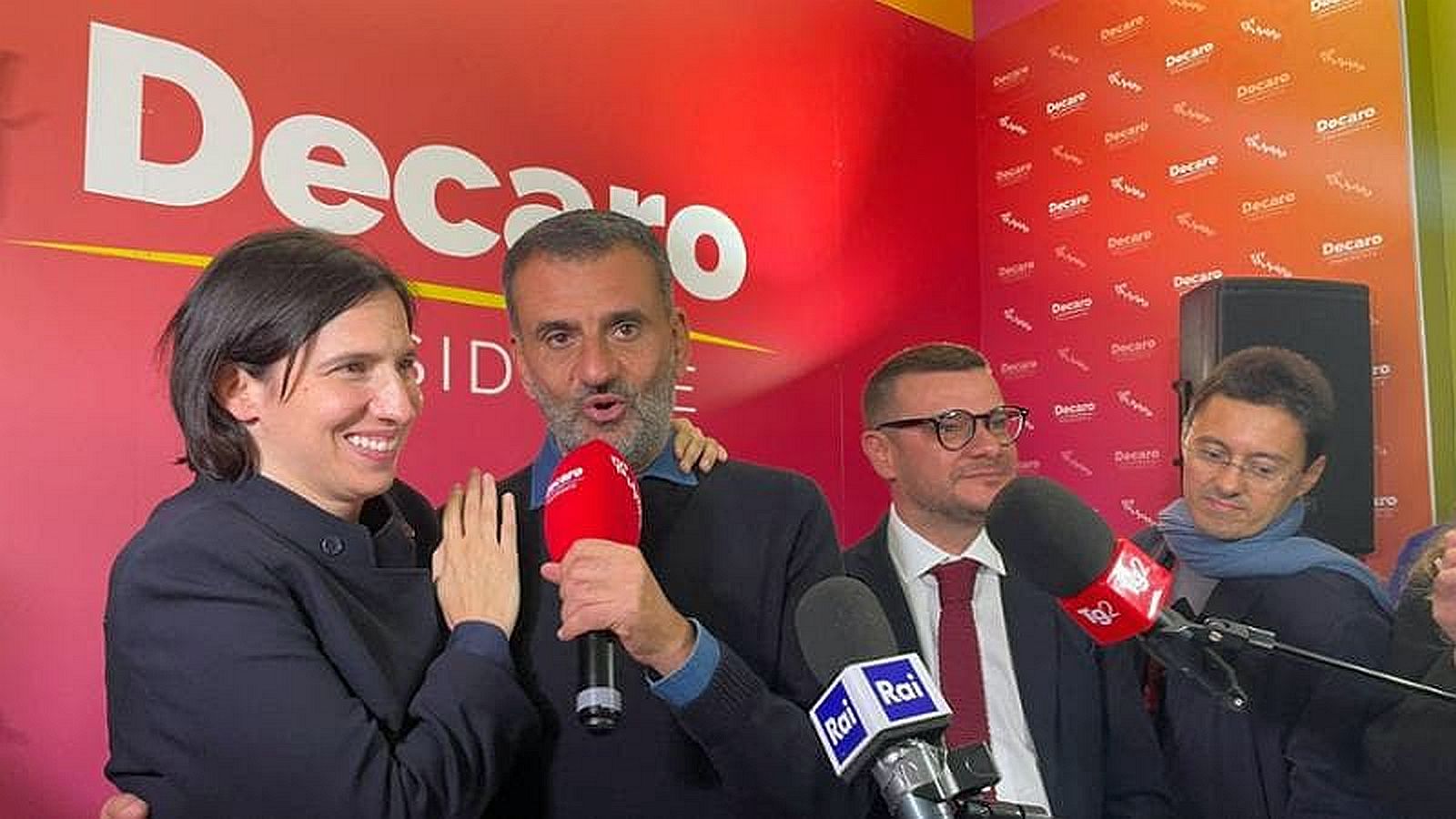 Il nuovo governatore pugliese Decaro con Schlein a Bari. Successo anche per Caroli e Gioia