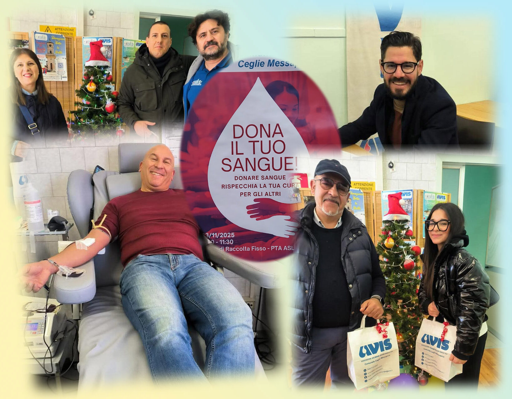 La sezione Avis di Ceglie con il suo referente Piero Santoro