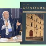 L'avvocato Augusto Conte e la copertina del 2001 del primo numero di "Quaderni"